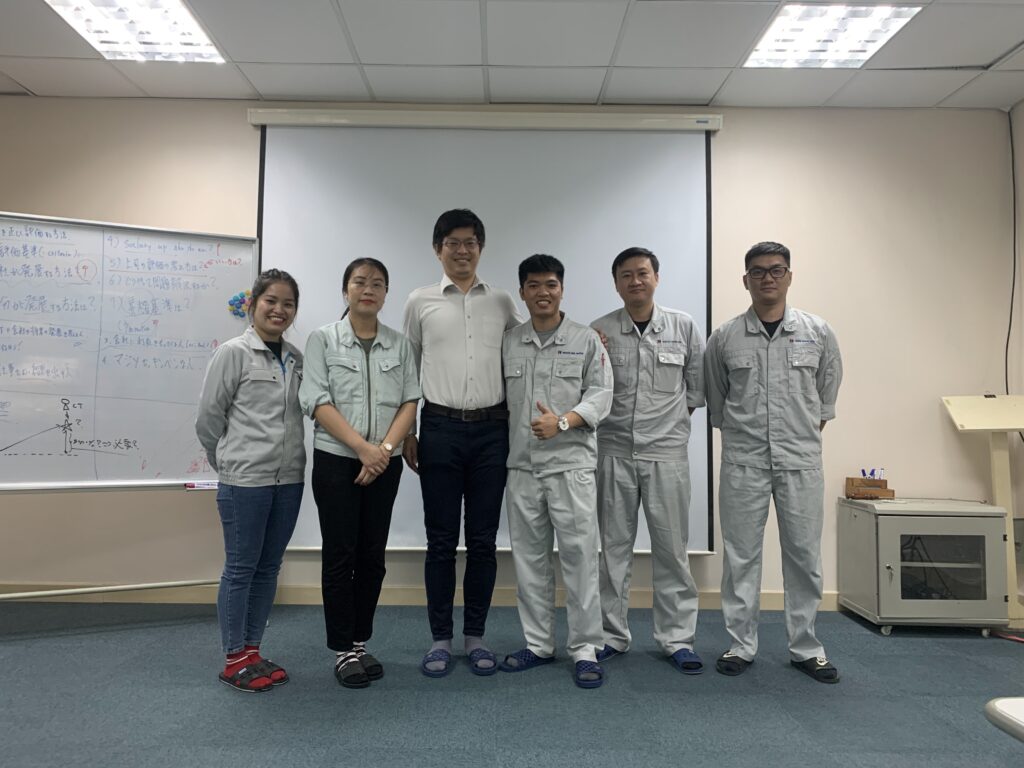 ナカシマベトナムのみなさんとGOEN川村